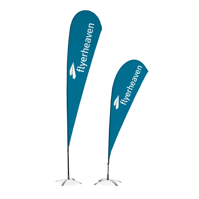 Standard Drop-Flags Bedruckte Standard Drop-Flags