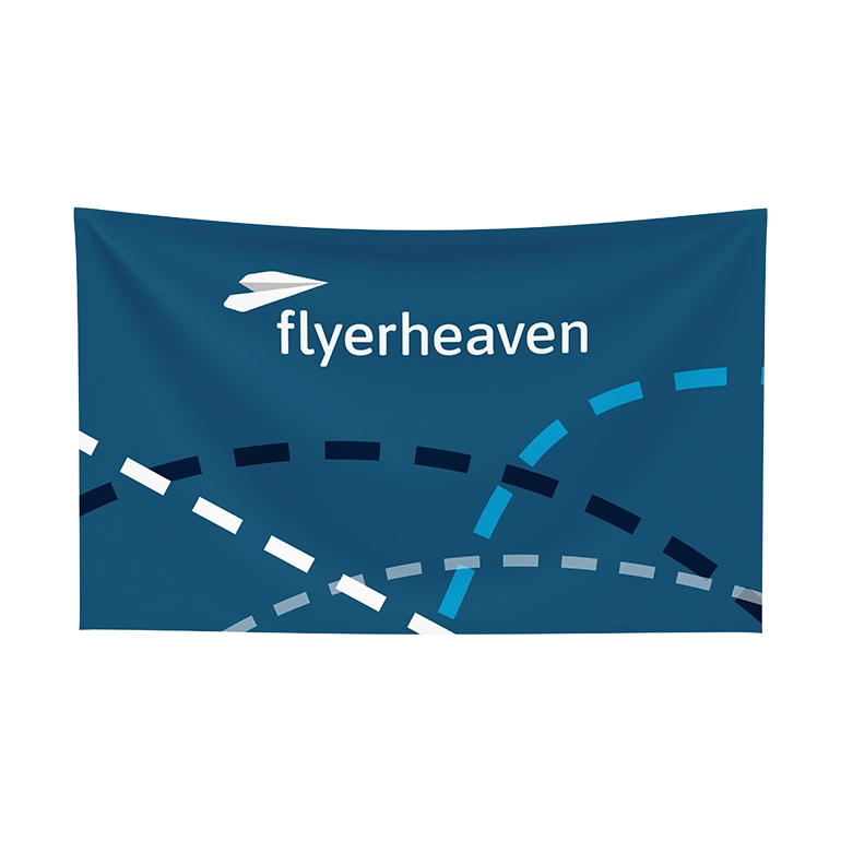 Bedruckte Banner und Planen