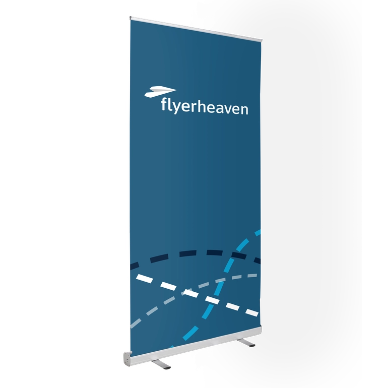 Roll-Up im Standardformat 1000x2000mm Bedrucktes Roll-Up im Standardformat 1000x2000mm